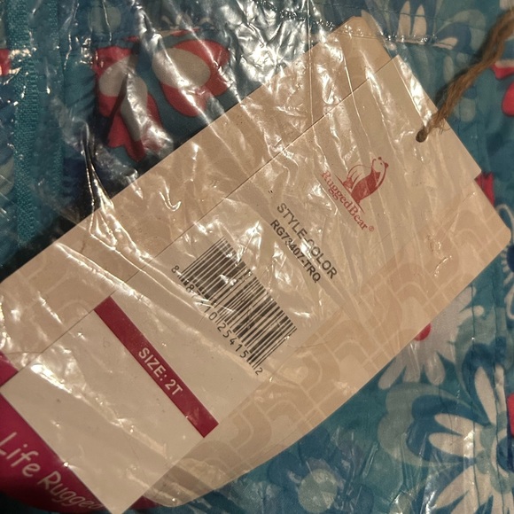 Rugged Bear Little Girls' Floral Printed Puffer Coat/Jacket 2T NWT - Picture 6 of 6